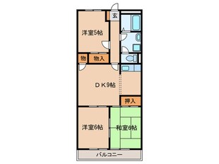 メゾンフリーダムＳの物件間取画像